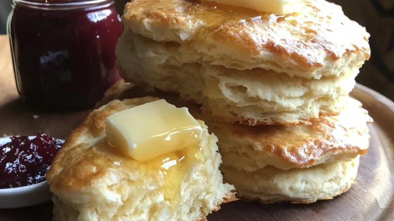 A basket of gluten-free biscuits, wrapped in a cloth napkin, ready to be served.