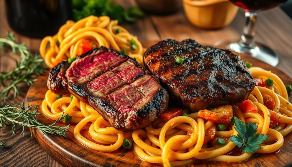 steak and pasta recipes