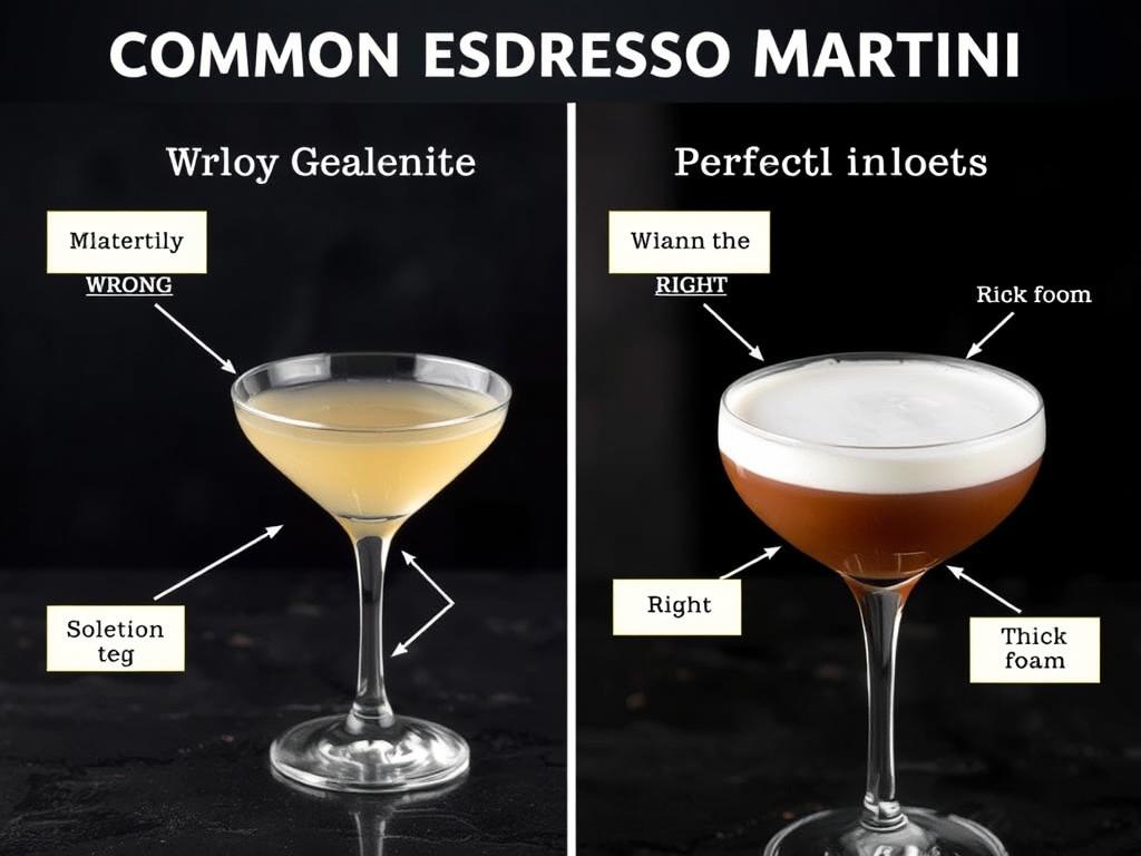 Common espresso martini problems and solutions