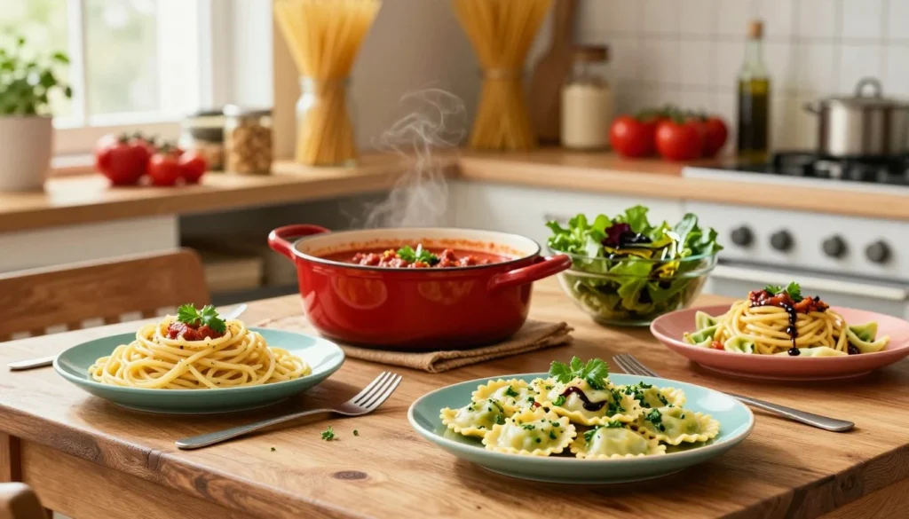 Simple Pasta-Based Cheap Vegetarian Dinner Ideas for Two