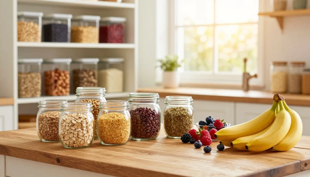 Stock Your Pantry with Essential Staples for Quick Vegetarian Morning Meals