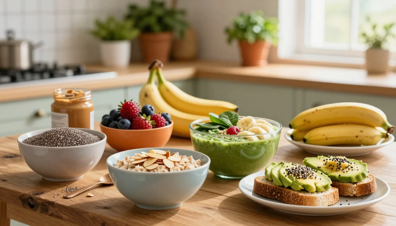 What are the best plant-based protein sources for breakfast?