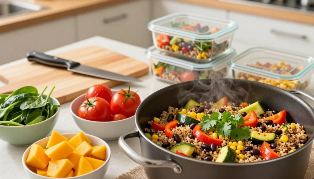 One-Pot Vegetarian Meal Prep